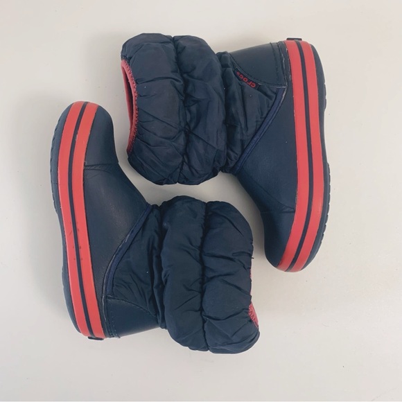 Crocs Winter Puff Unisex Navy Boots ~ 10 - Picture 1 of 7